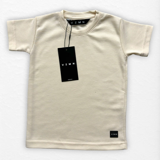 T-Shirt Text B Kid Crema