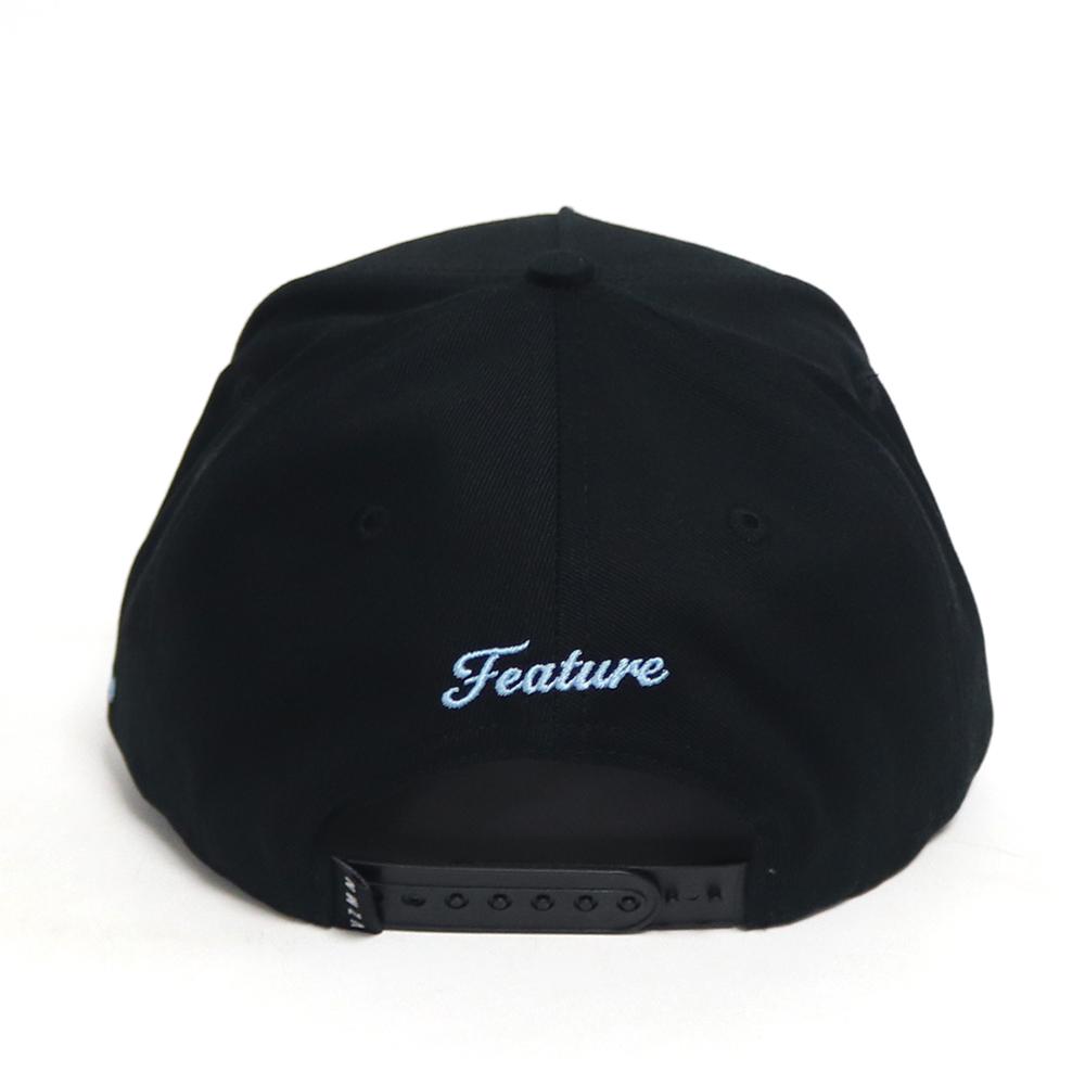 Gorra VZMN Negra Celeste