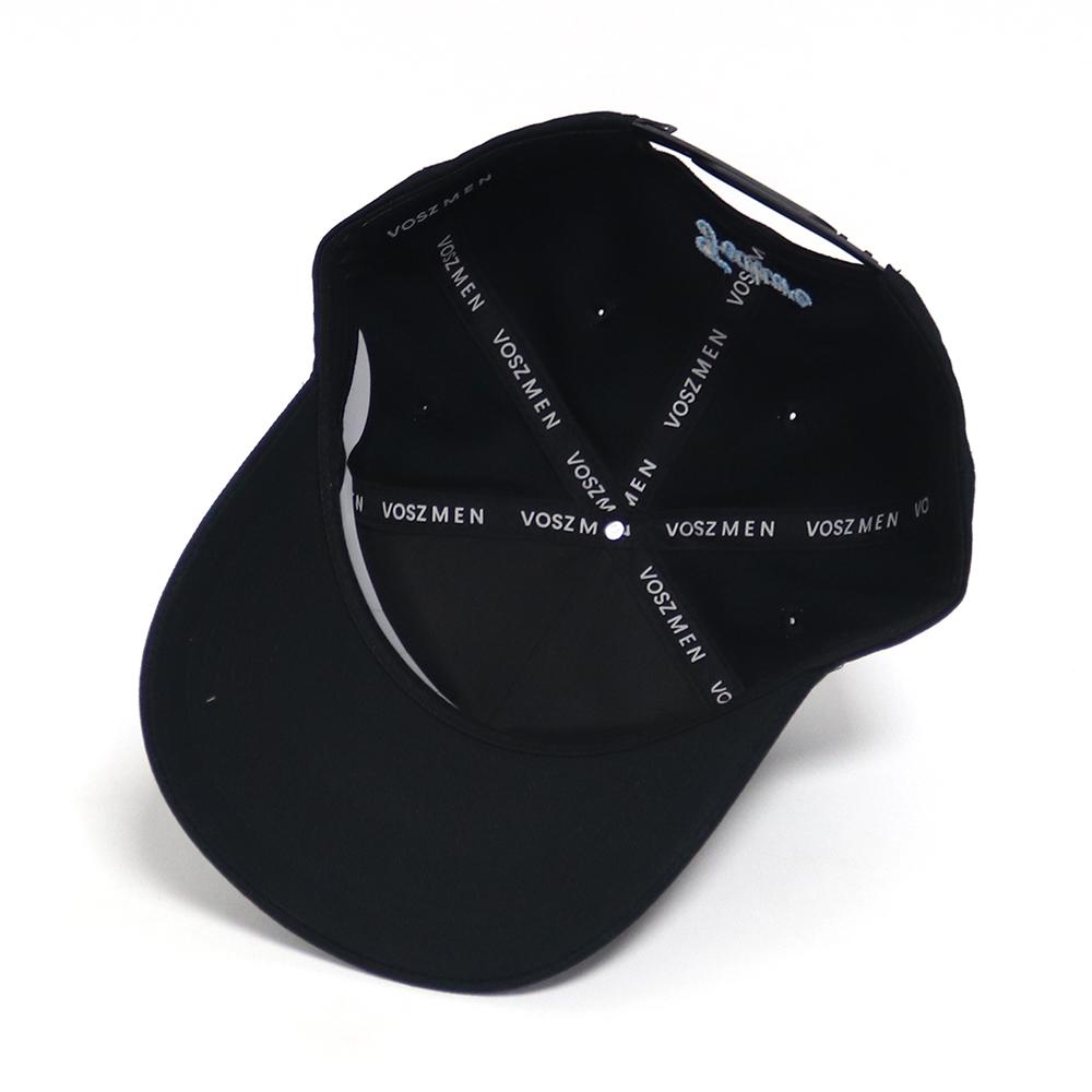 Gorra VZMN Negra Celeste