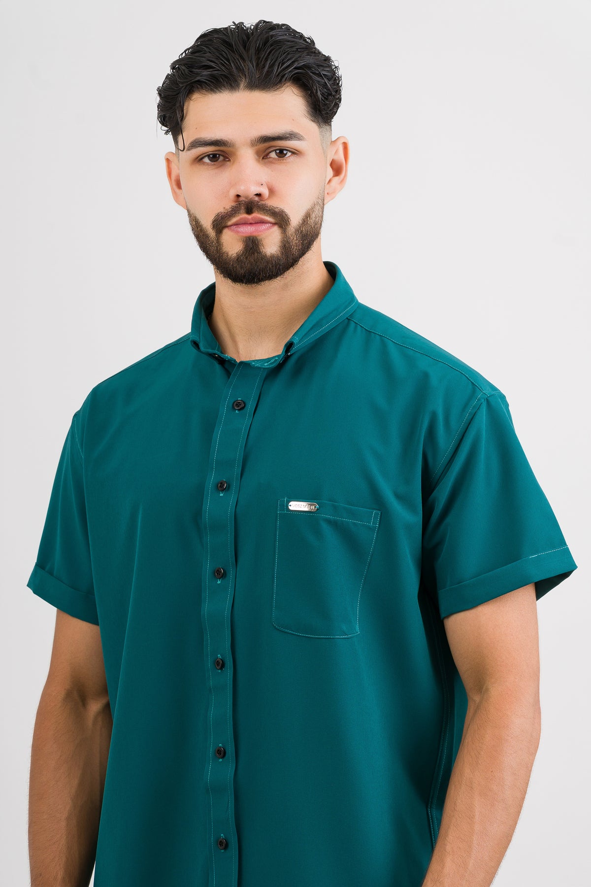 Camisa Button Triple Green - Voszmen