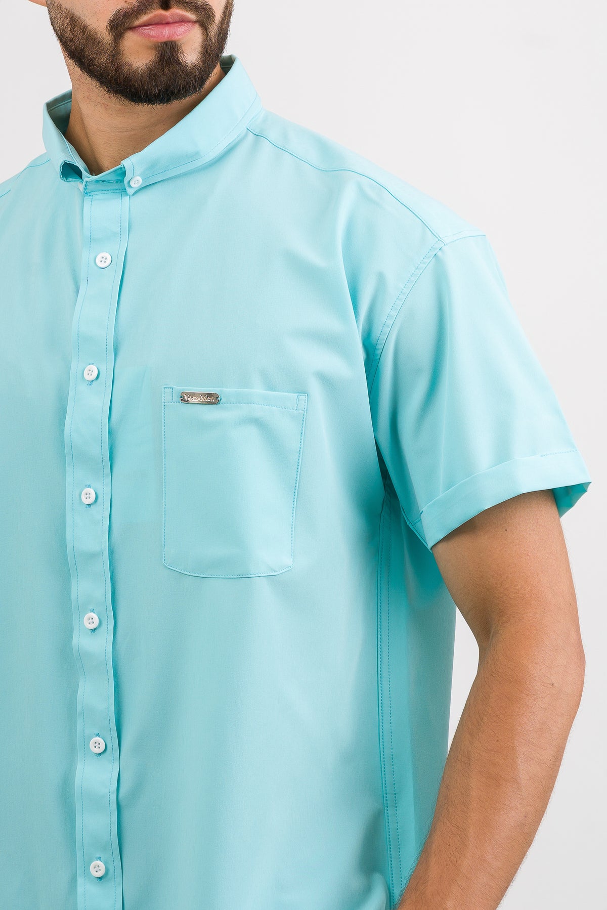 Camisa Button Triple Mint - Voszmen