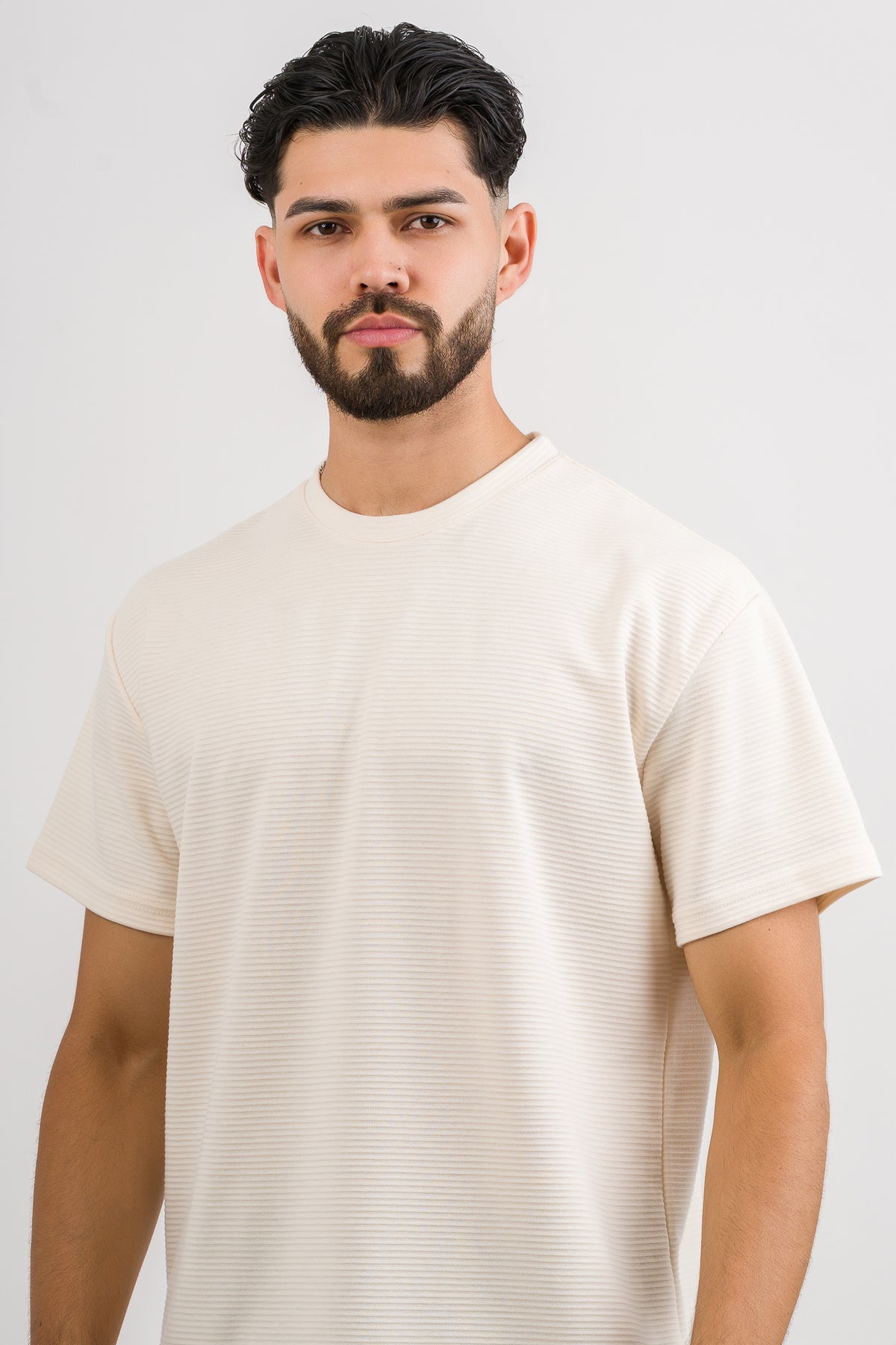 T-Shirt Text B Crema - Voszmen