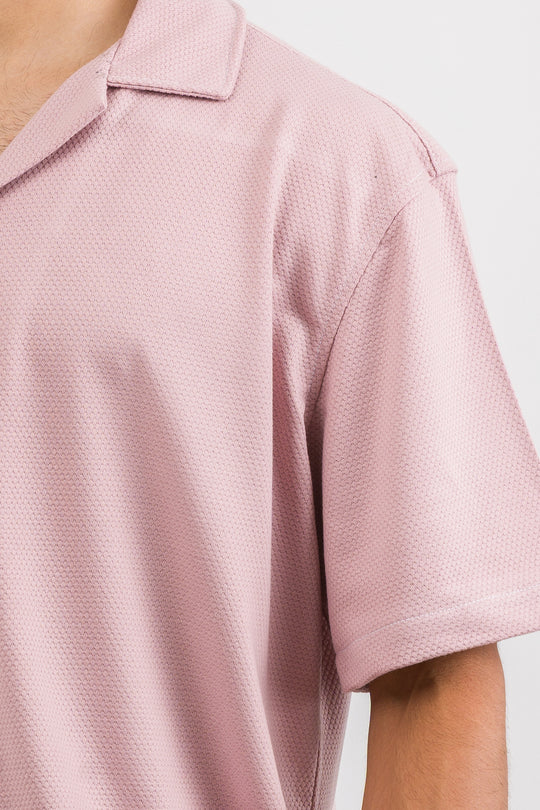 Camisa Text D Palo Rosa