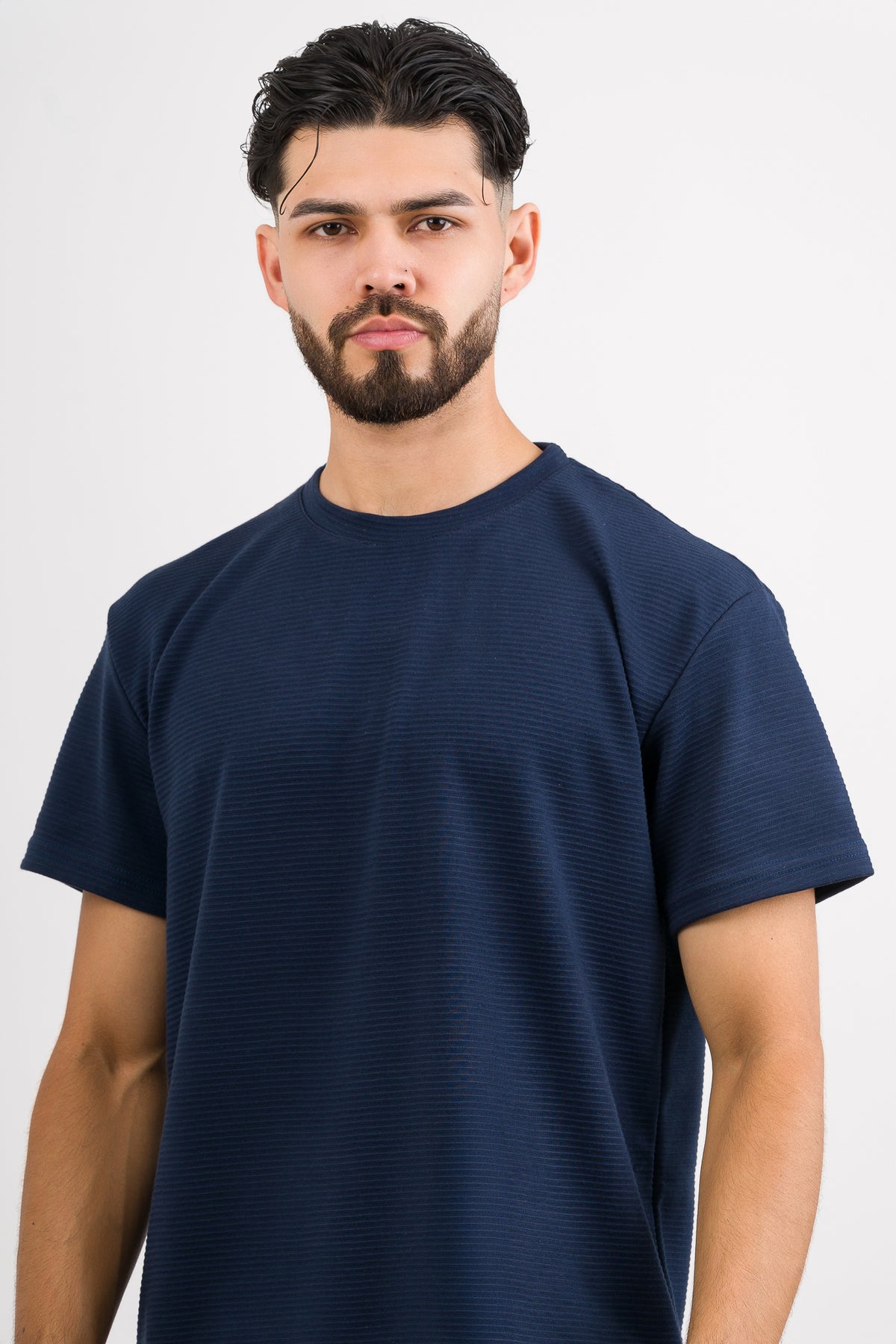 T-Shirt Text B Azul Navy - Voszmen