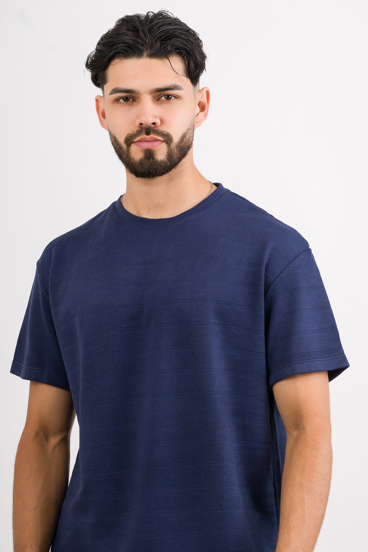 T-Shirt Text H Azul Navy - Voszmen