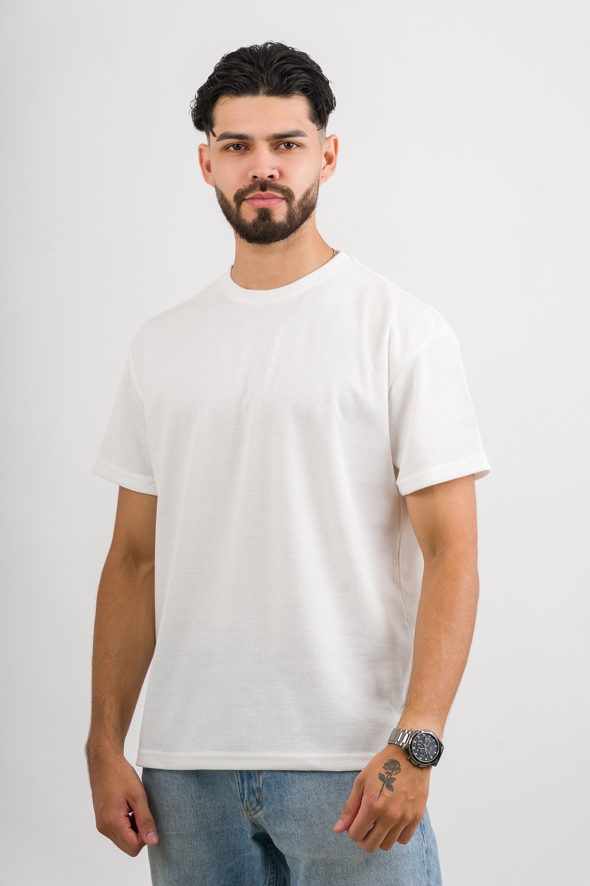 T-Shirt Text M blanco - Voszmen