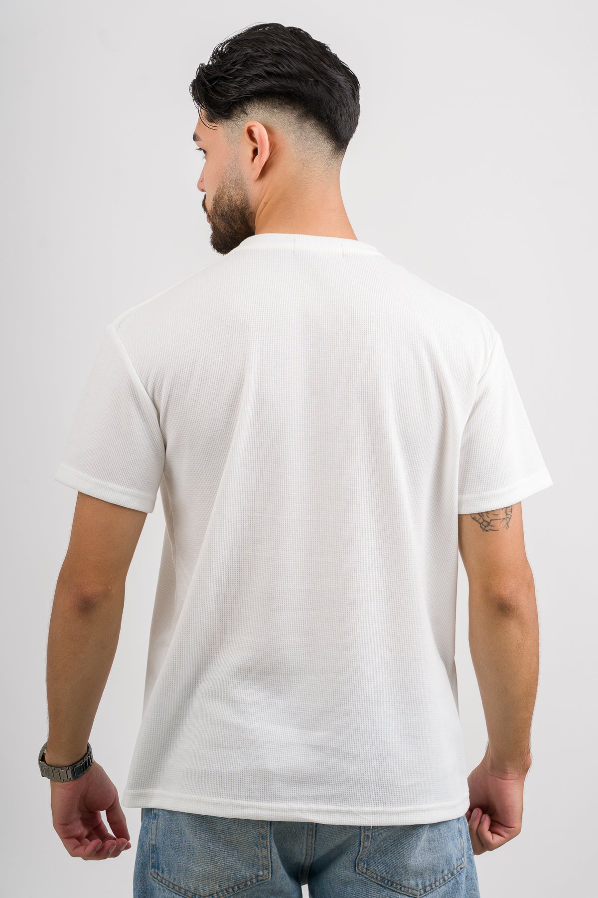 T-Shirt Text M blanco - Voszmen