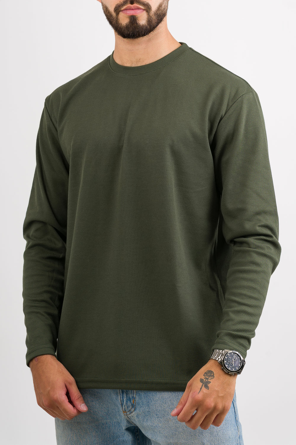 Camiseta ML Text M Verde musgo