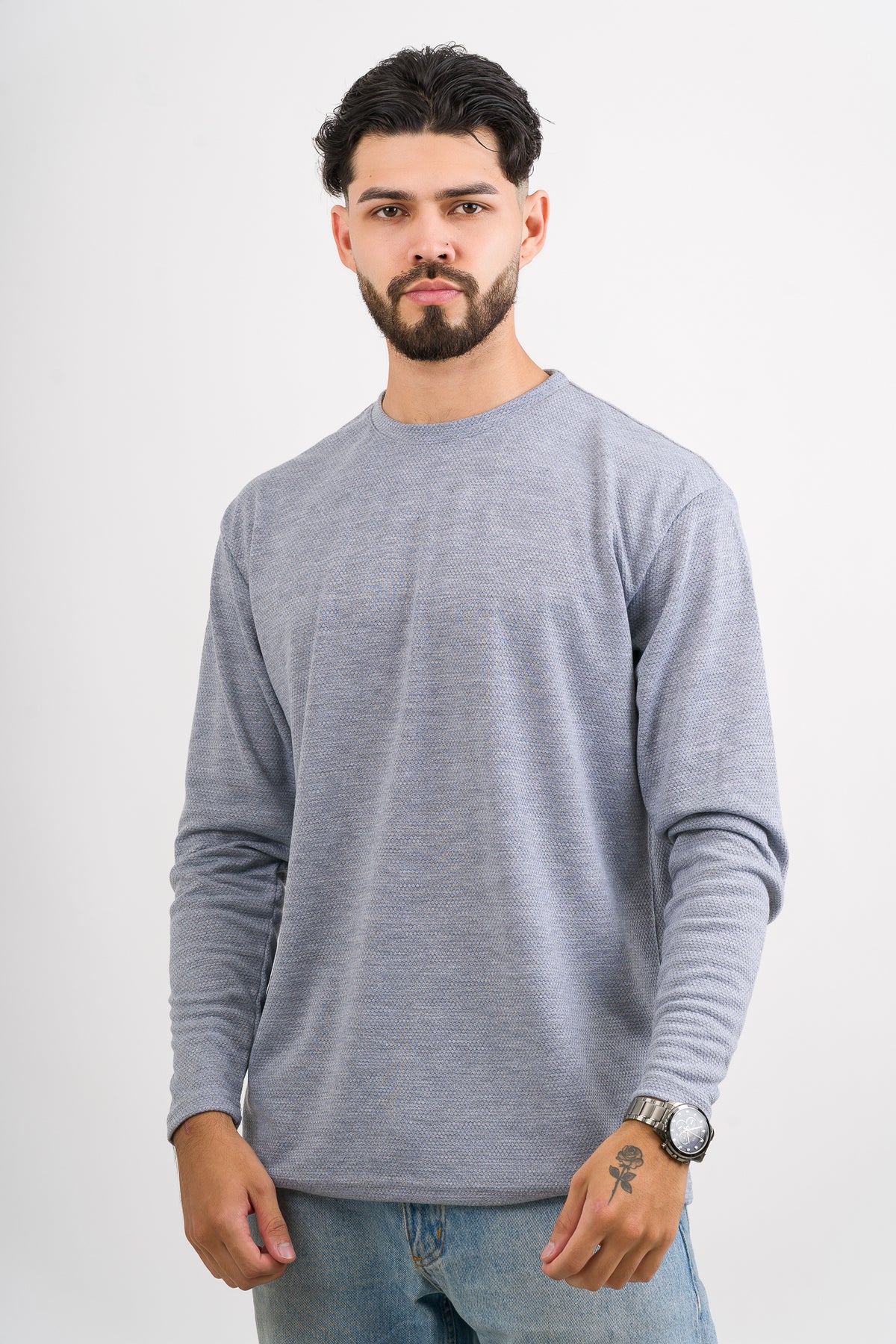 Camiseta ML Text D Gris - Voszmen