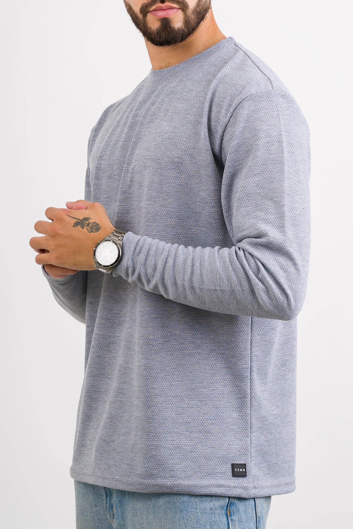 Camiseta ML Text D Gris - Voszmen