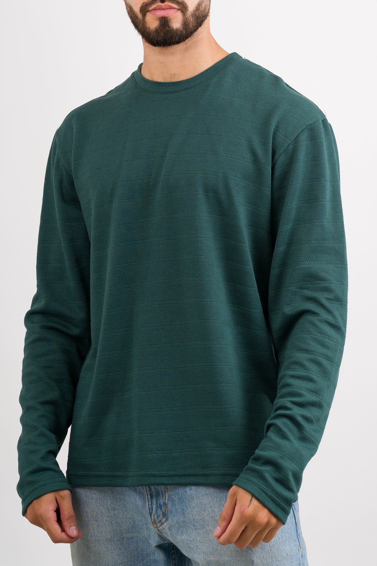 Camiseta ML Text H Verde Esmeralda - Voszmen