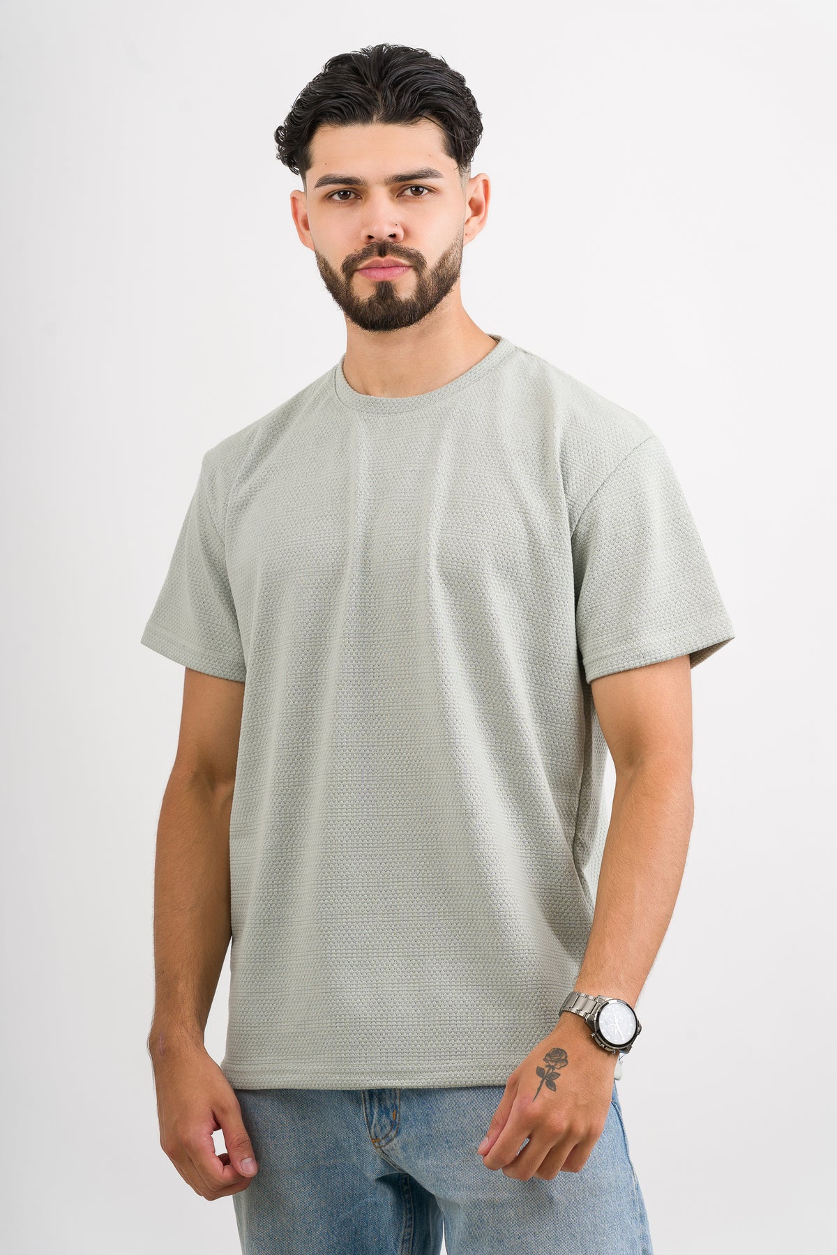 T-Shirt Text Ch Verde Se - Voszmen