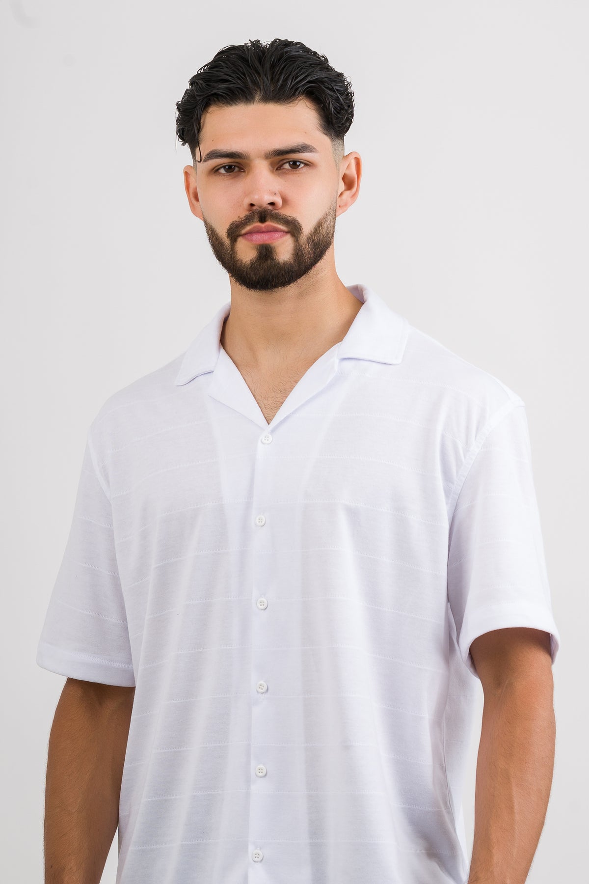 Camisa Text LC Blanco - Voszmen