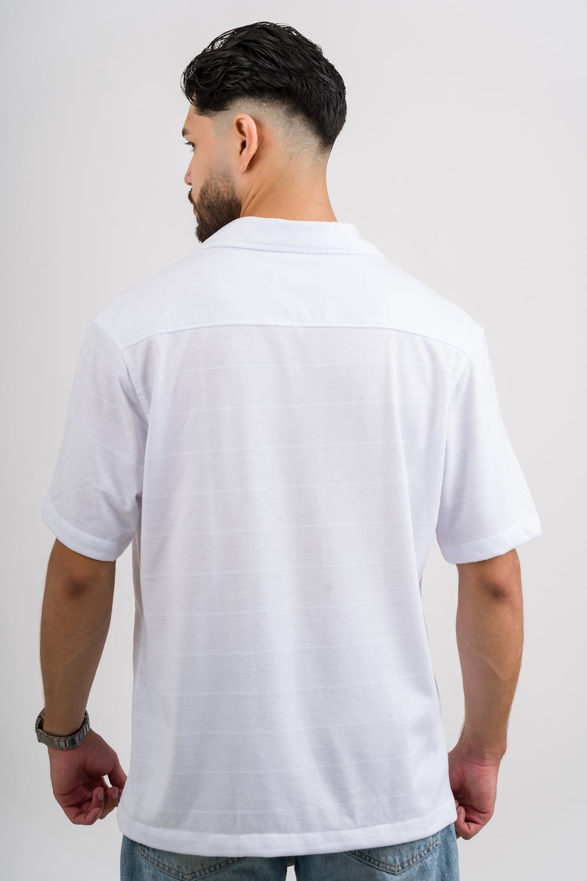 Camisa Text LC Blanco - Voszmen