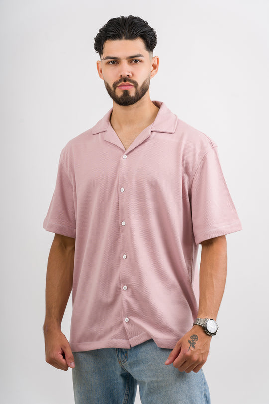 Camisa Text D Palo Rosa