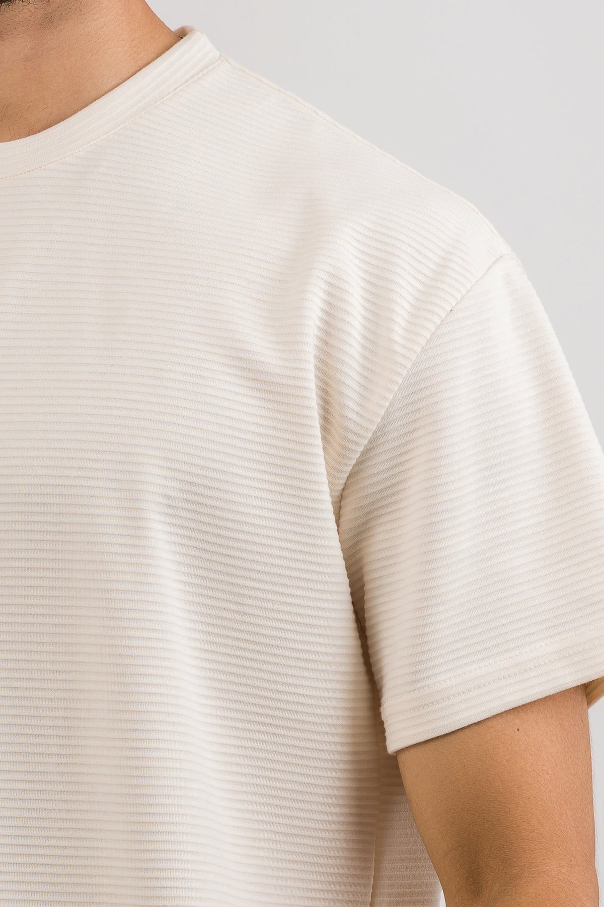 T-Shirt Text B Crema - Voszmen