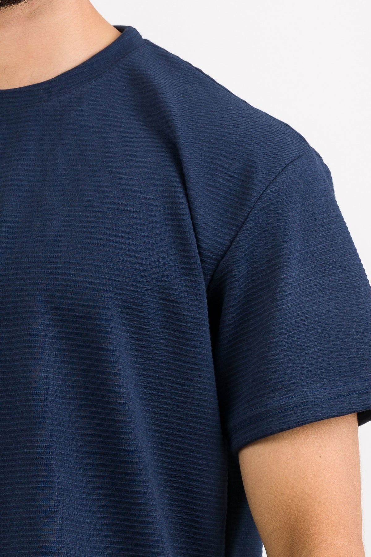 T-Shirt Text B Azul Navy - Voszmen