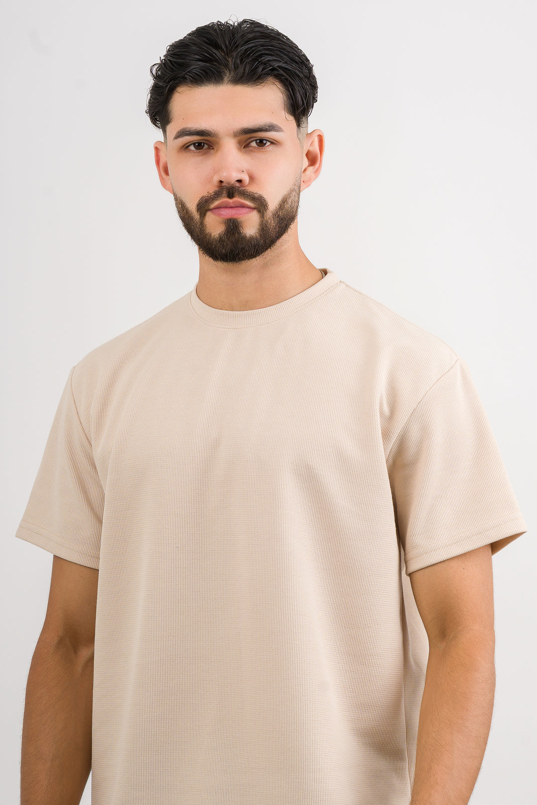 T-Shirt Text F beige