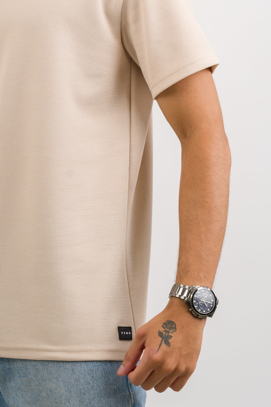 T-Shirt Text F beige