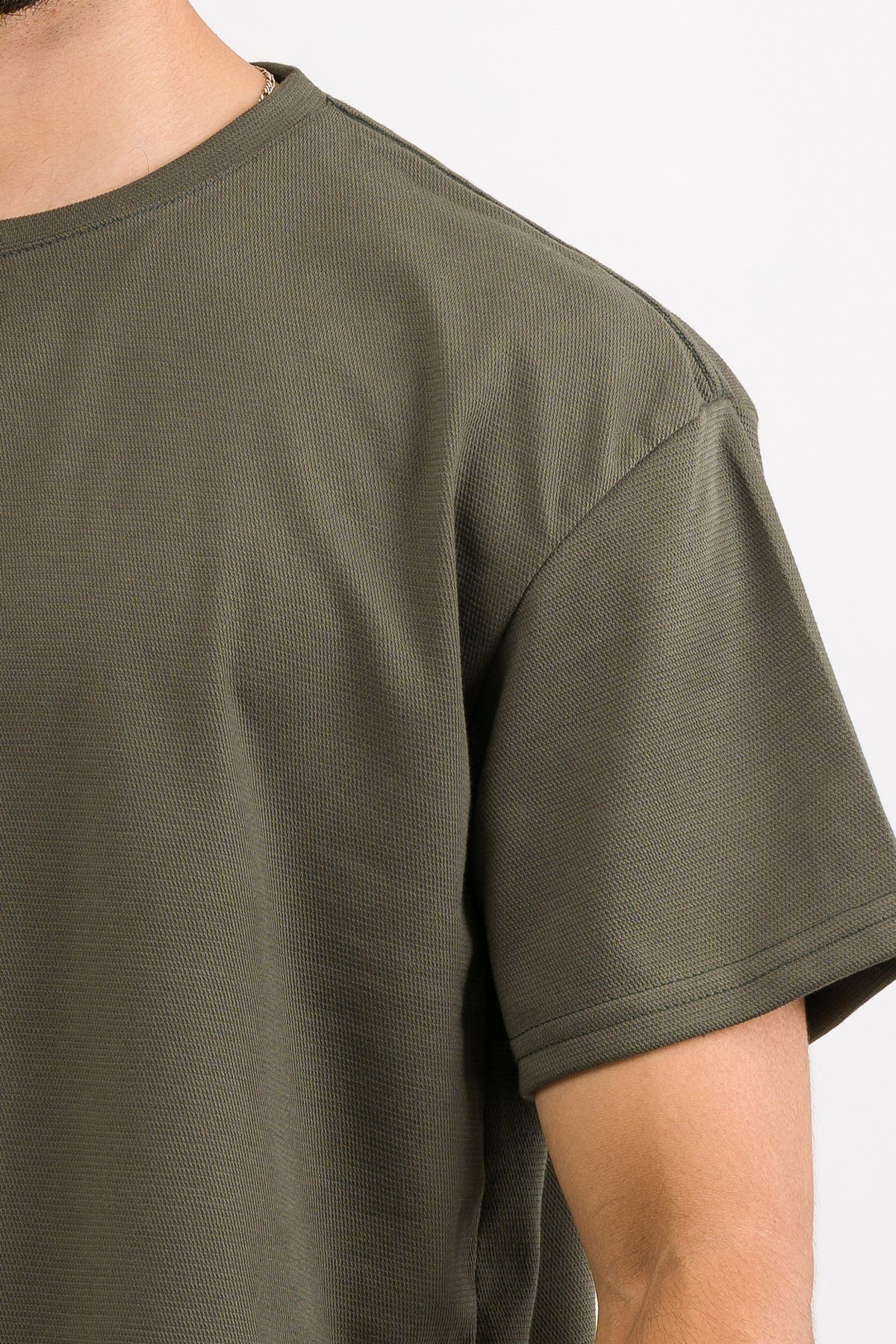 T-Shirt Text C Verde Musgo - Voszmen