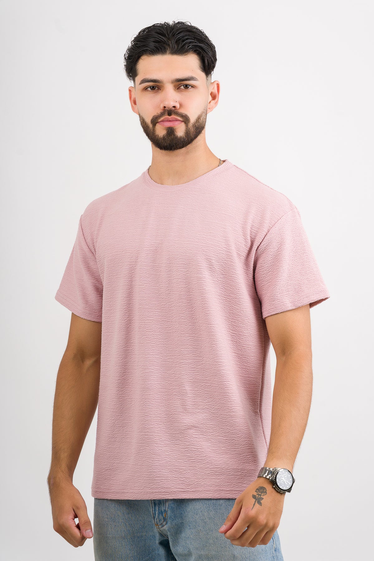 T-Shirt Text Rk Rosa - Voszmen