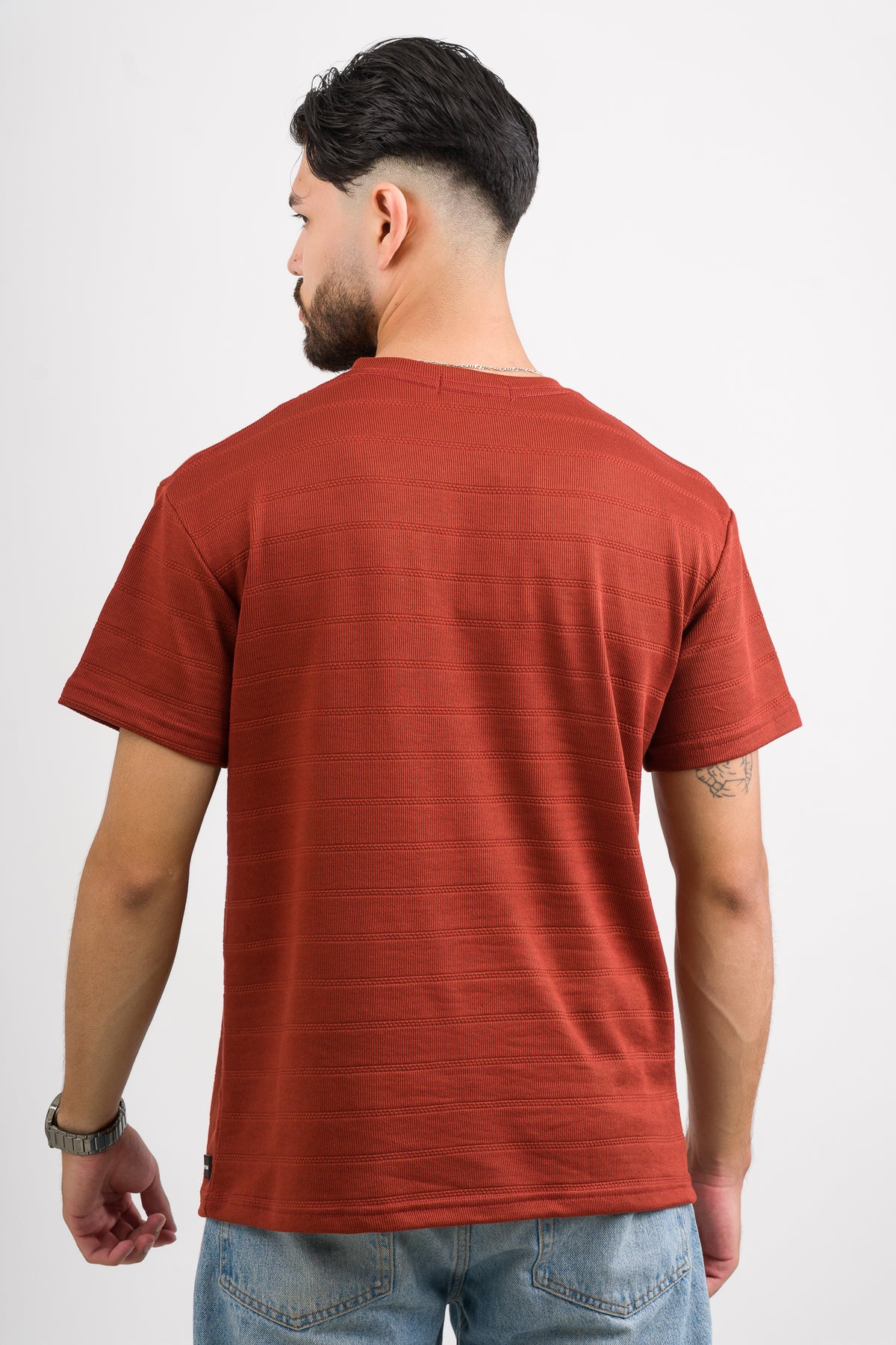 T-Shirt Text H Terracota - Voszmen