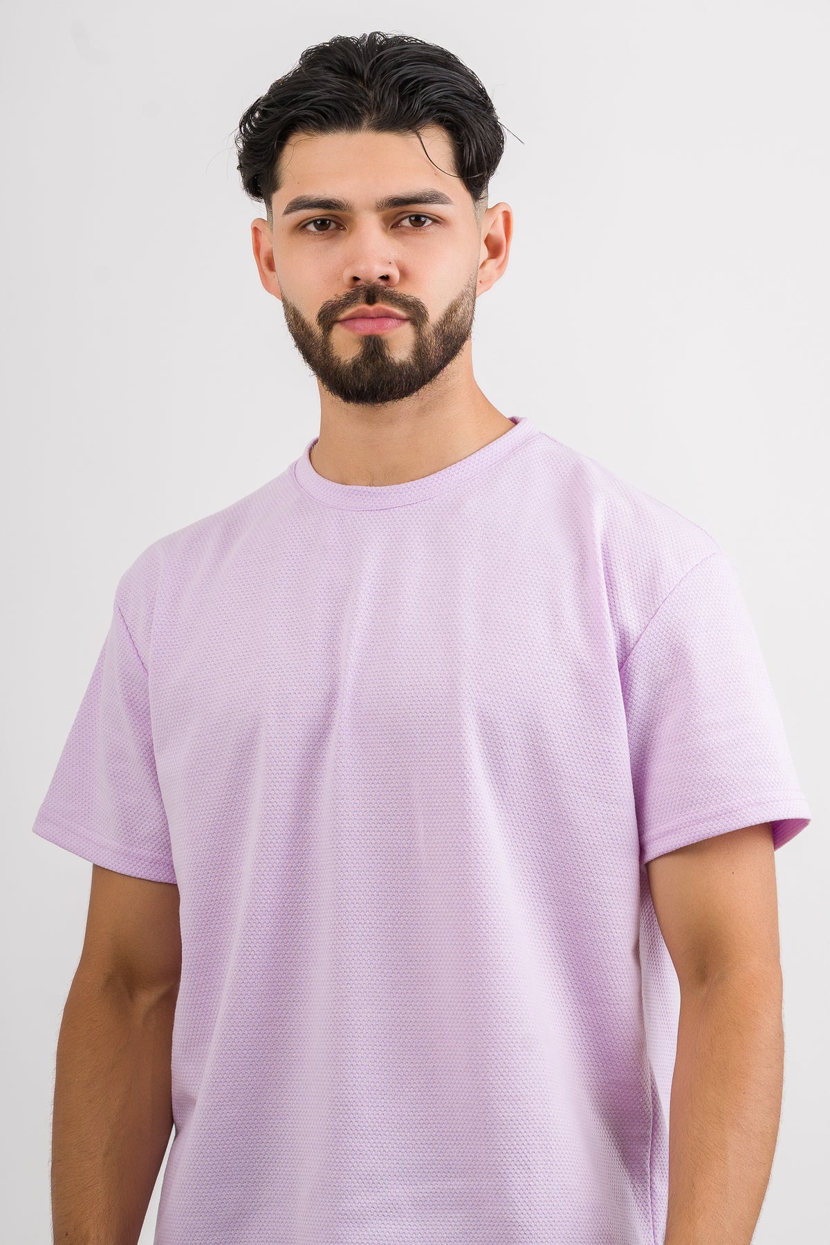 T-Shirt Text D Lila - Voszmen