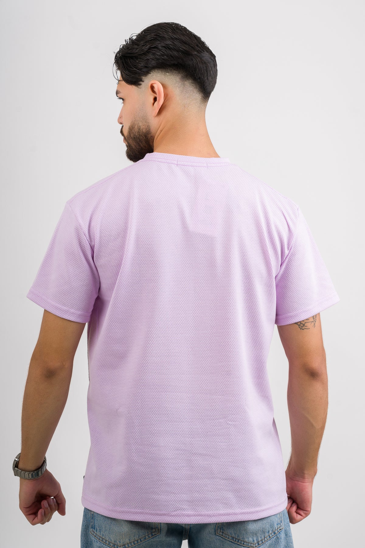 T-Shirt Text D Lila - Voszmen