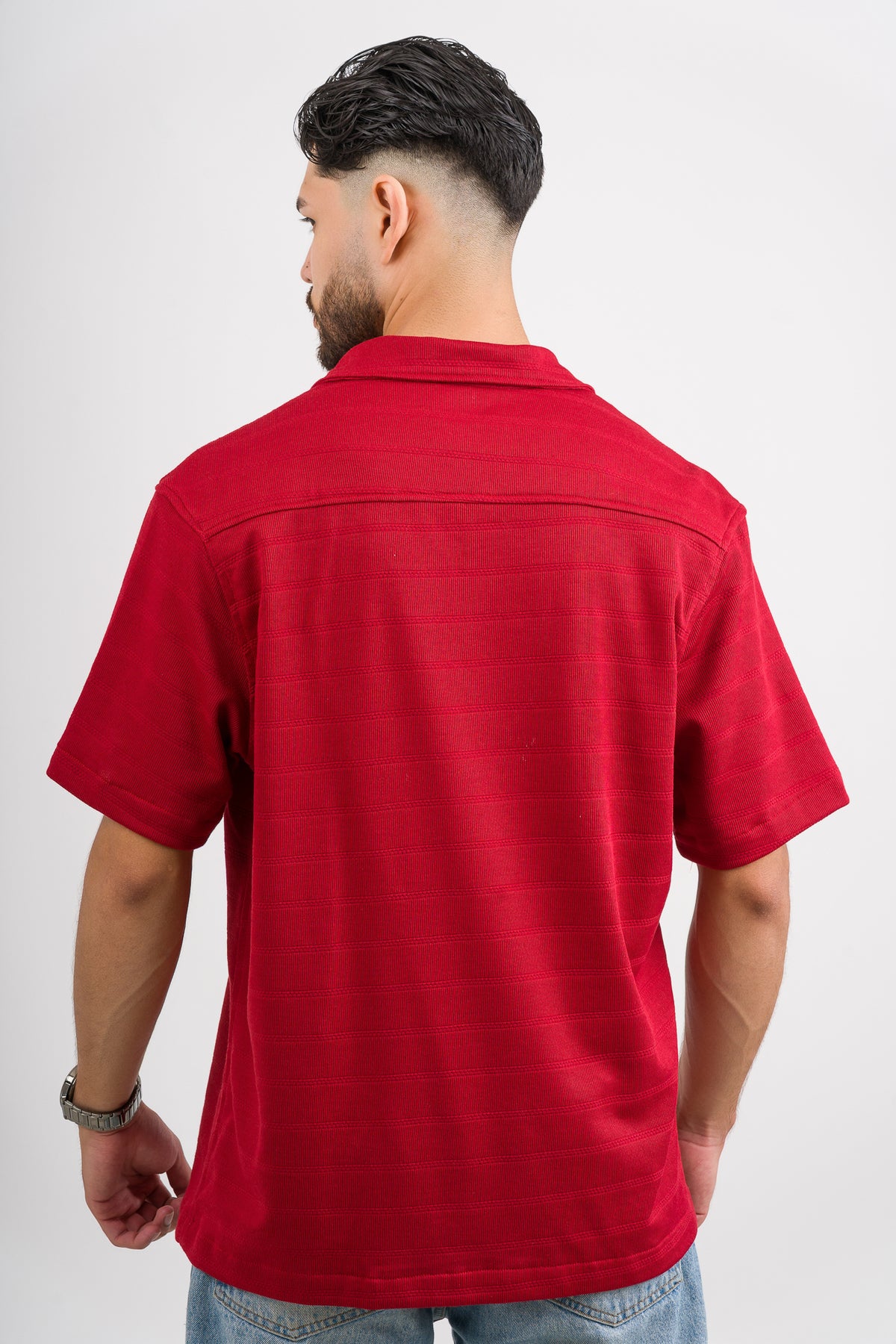 Camisa Text H Roja - Voszmen