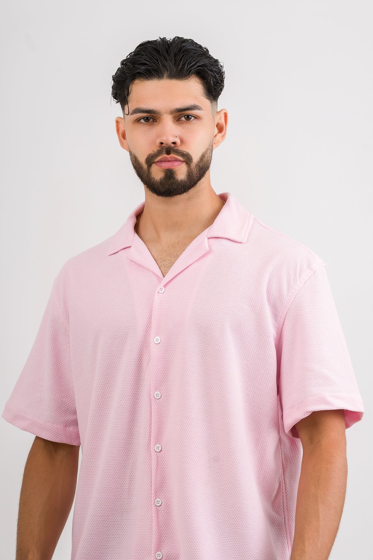Camisa Text D Rosado - Voszmen