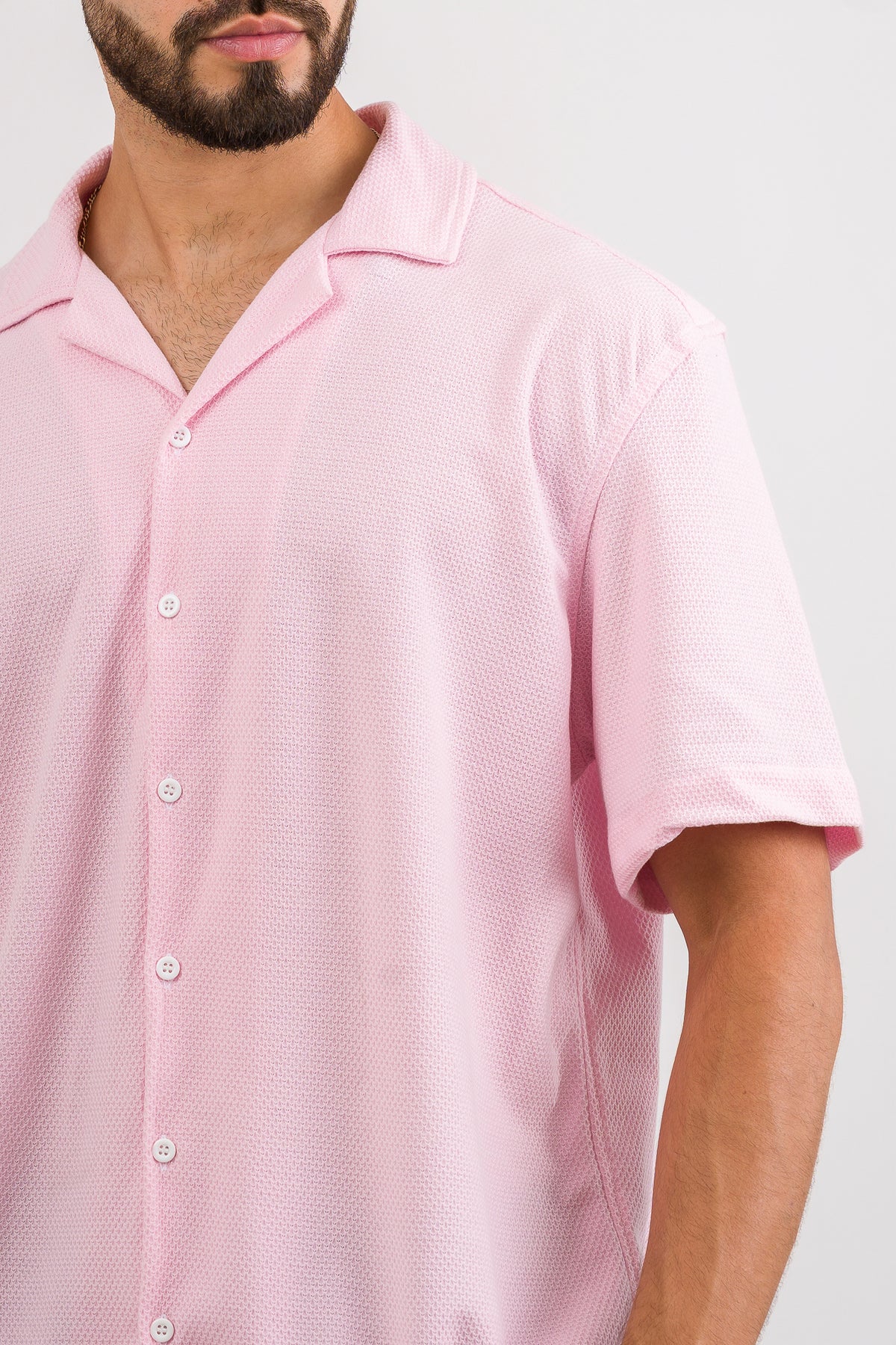 Camisa Text D Rosado - Voszmen