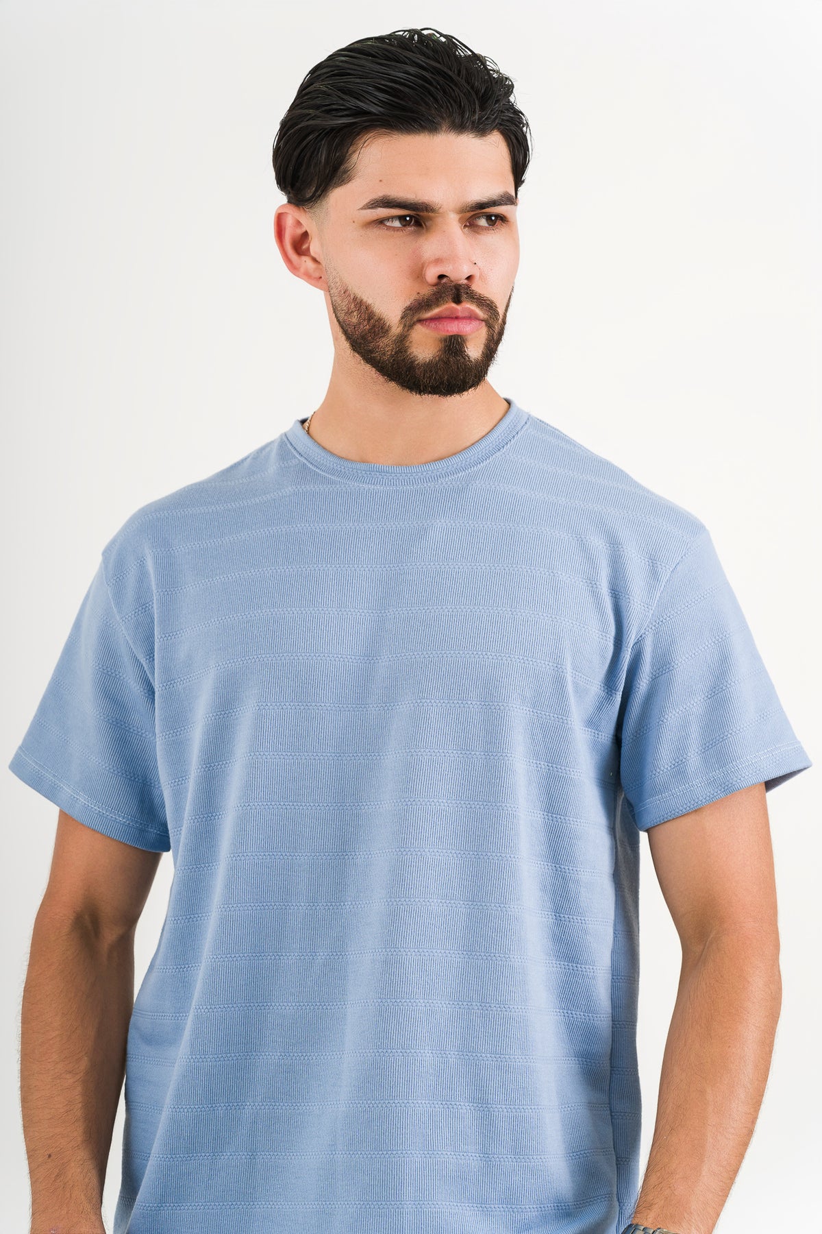 T-Shirt Text H Celeste - Voszmen