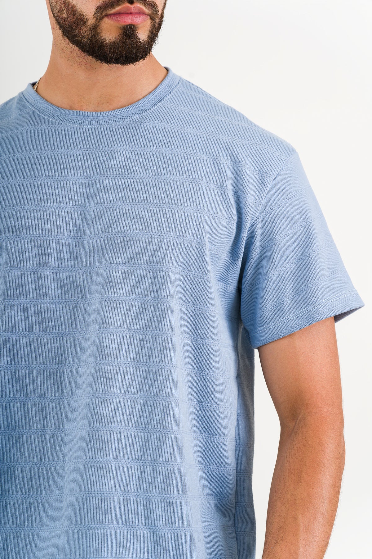 T-Shirt Text H Celeste - Voszmen