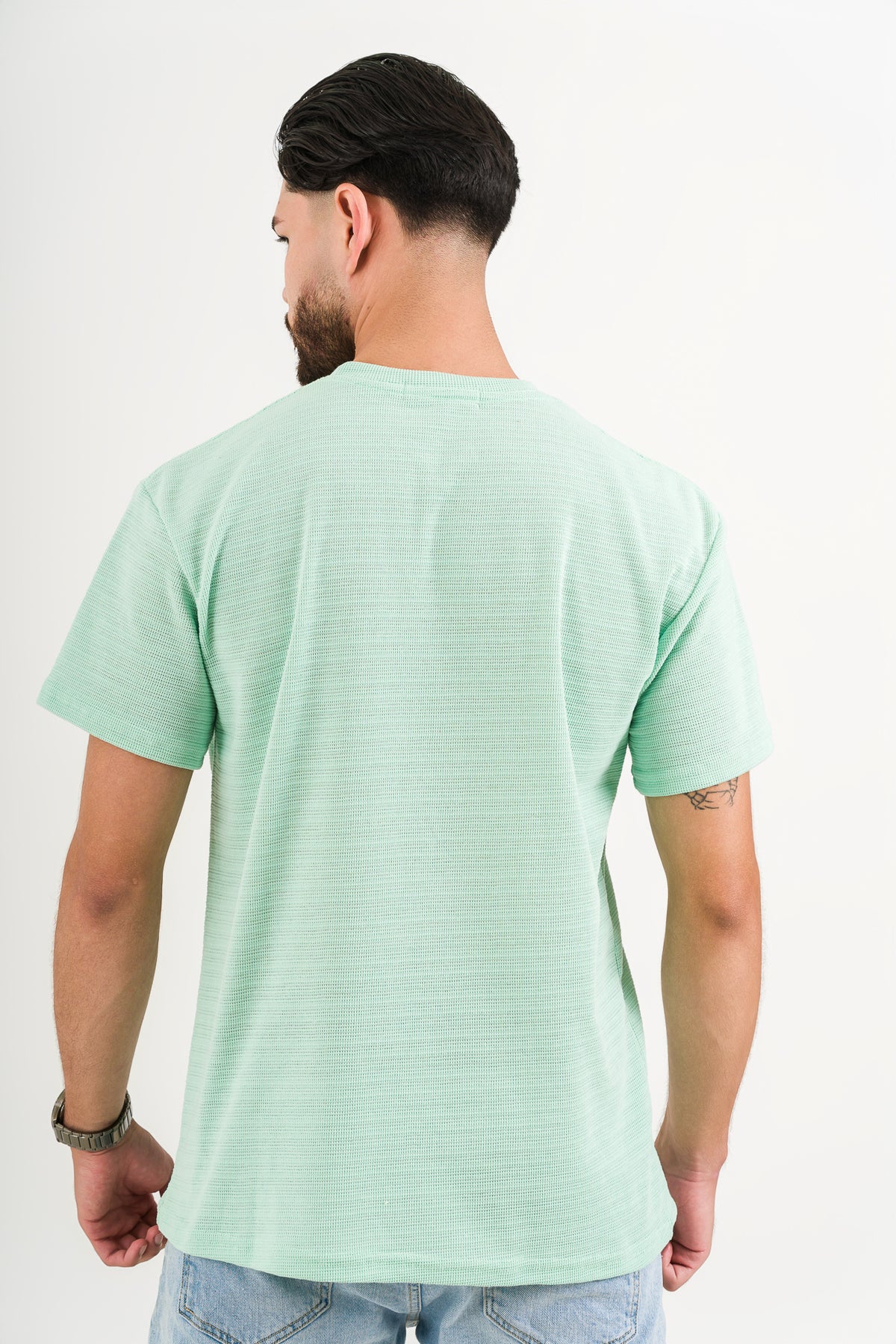 T-Shirt Text N Verde agua - Voszmen