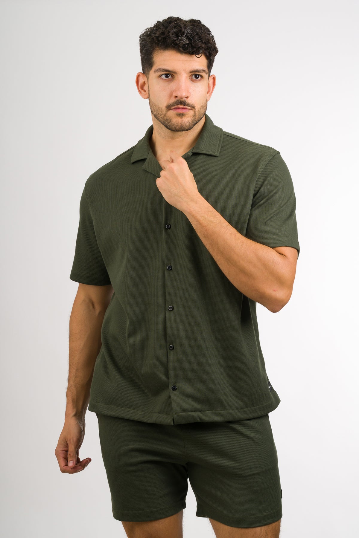 Pantaloneta Text M Verde Musgo - Voszmen