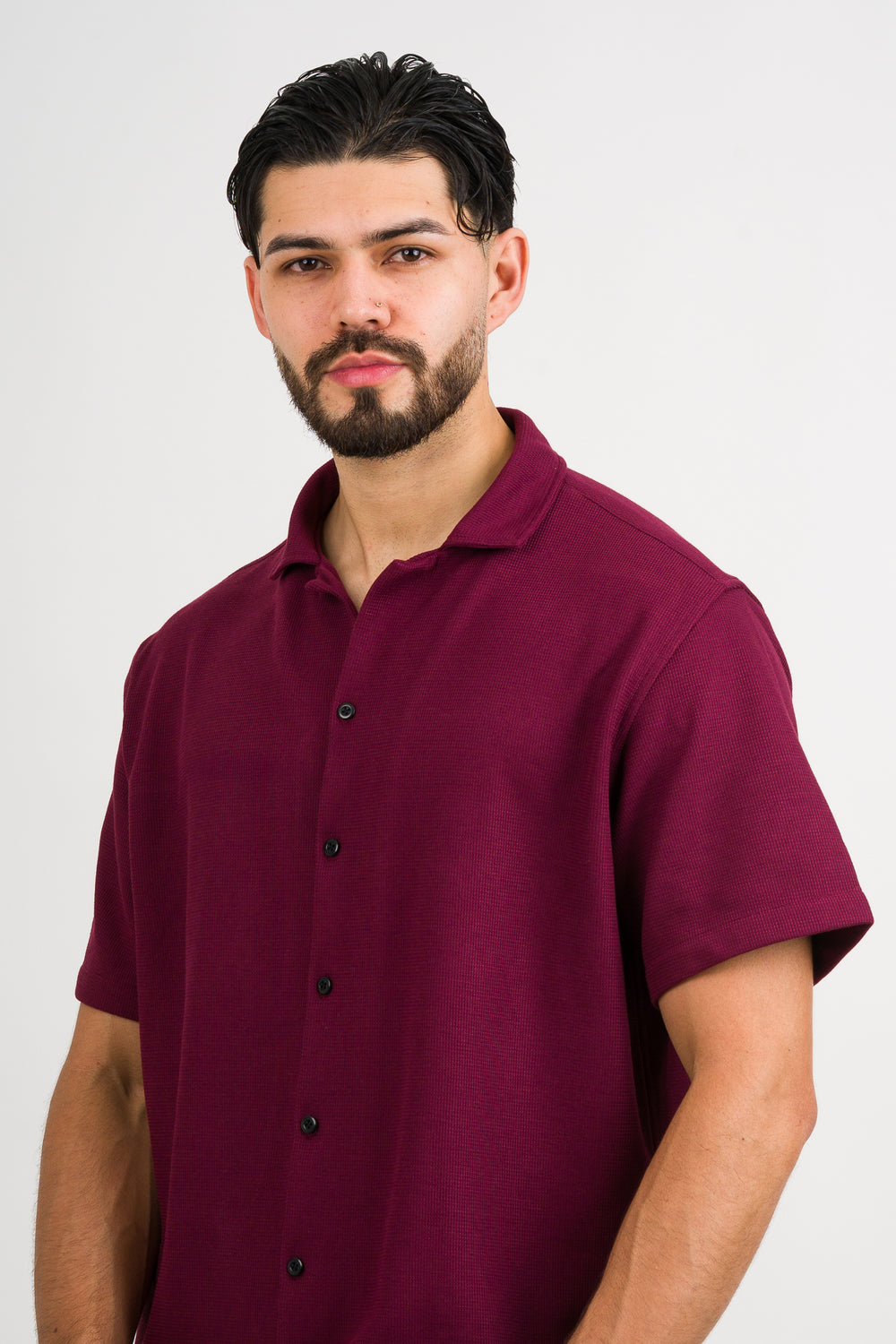 Camisa Text F Vino