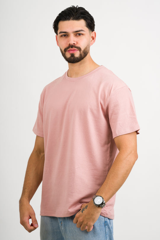 T-Shirt Text Fl palo rosa - Voszmen