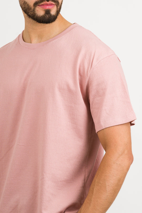 T-Shirt Text Fl palo rosa - Voszmen