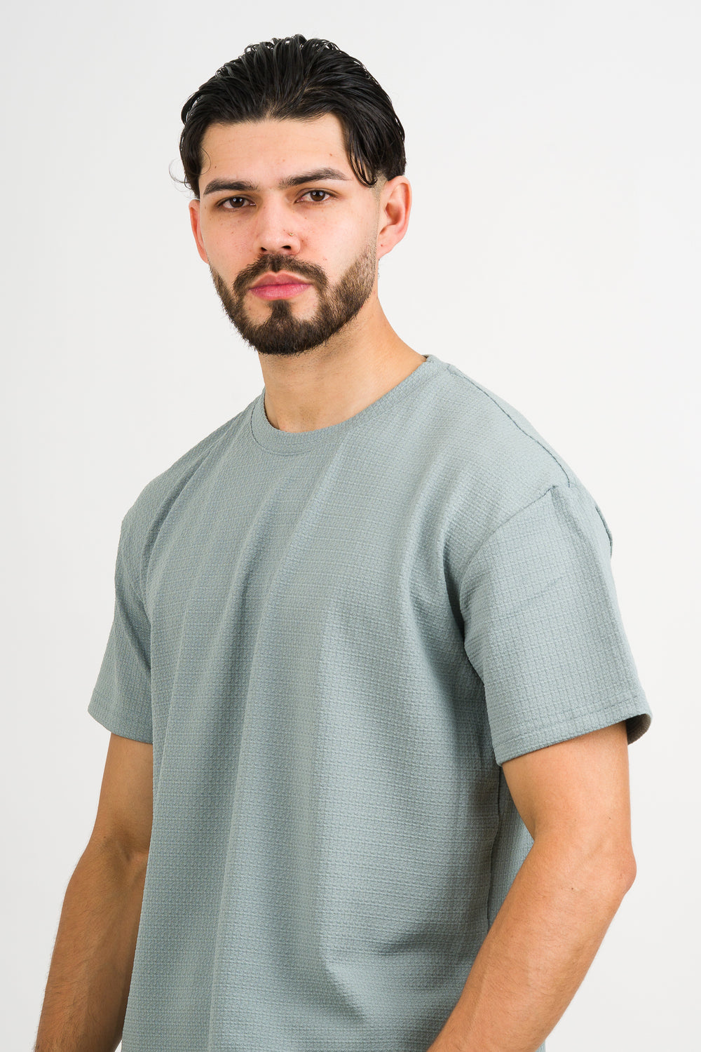 T-Shirt Text CR Verde Menta