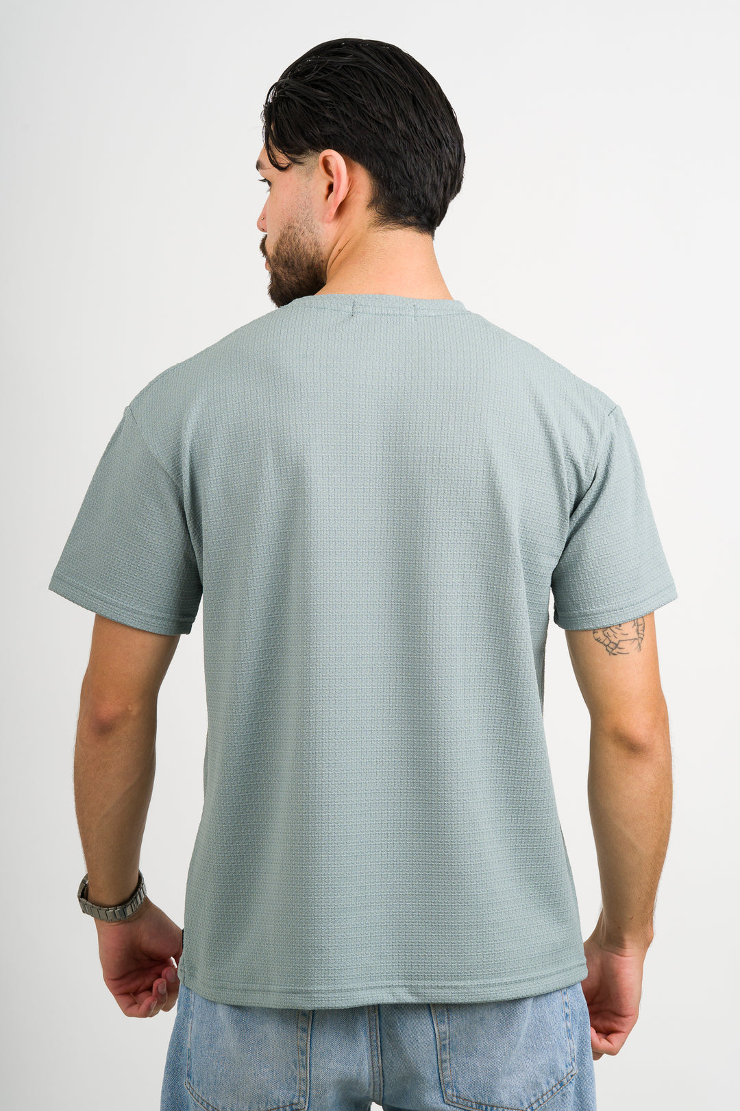 T-Shirt Text CR Verde Menta