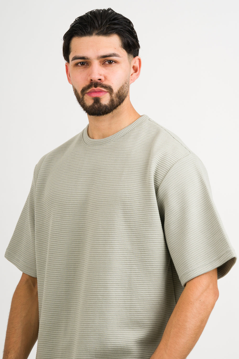 T-Shirt Over Text BA Verde Pastel