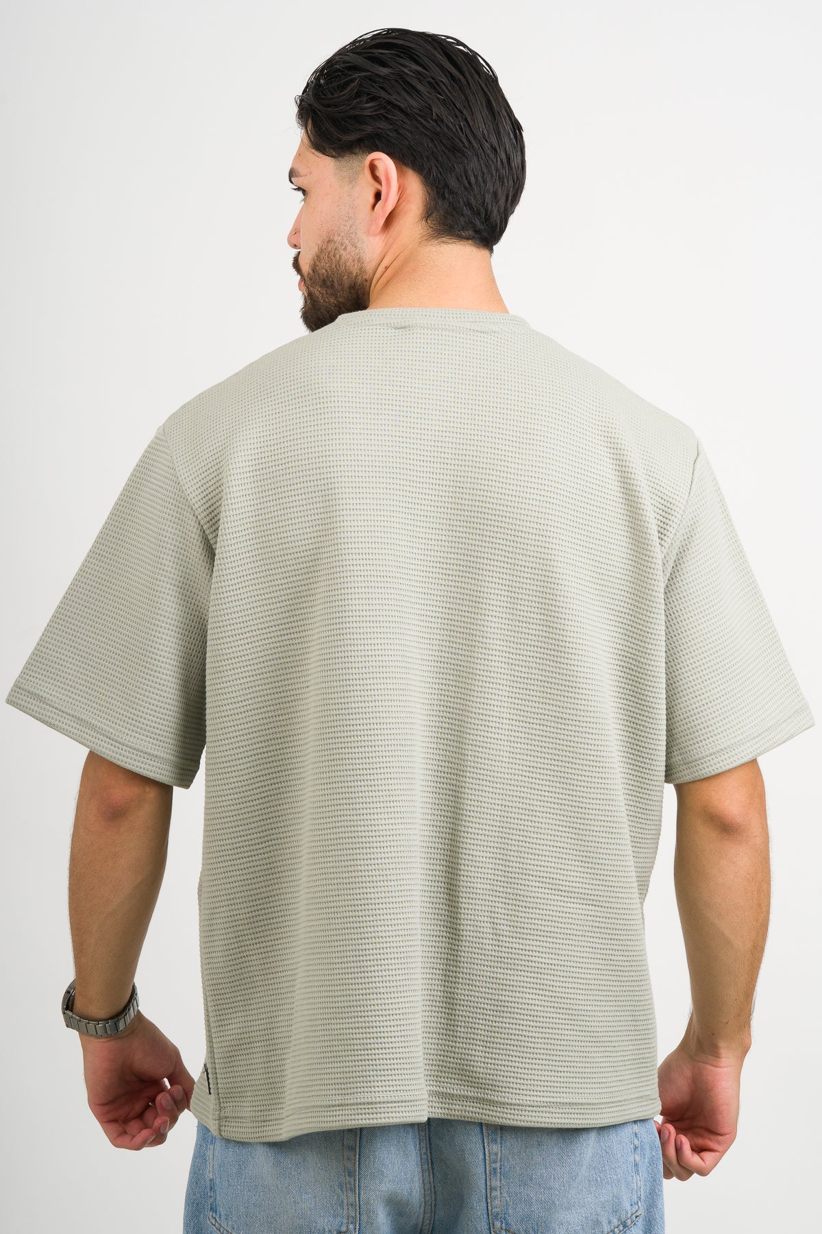 T-Shirt Over Text BA Verde Pastel - Voszmen