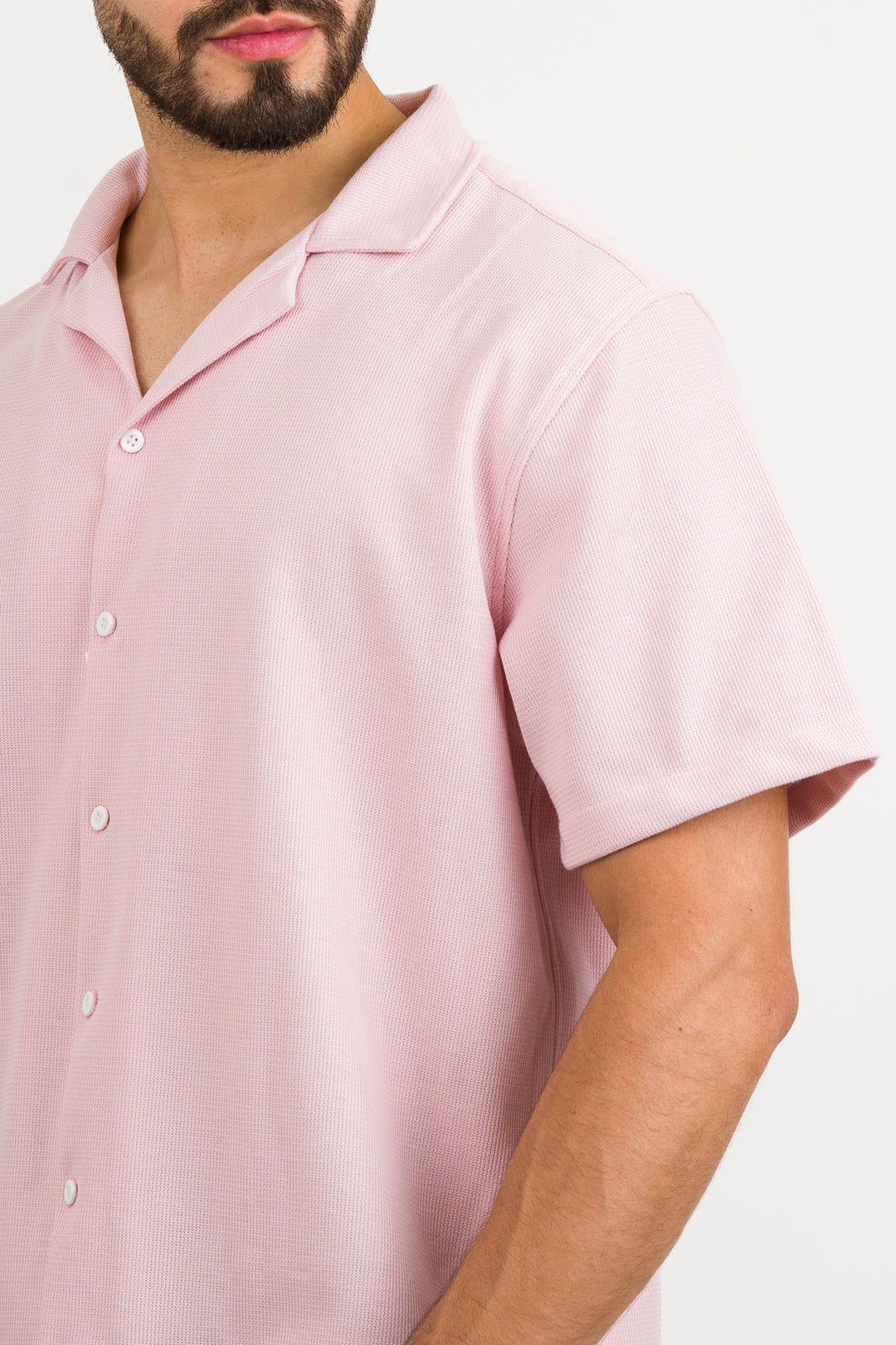 Camisa Text F Rosada