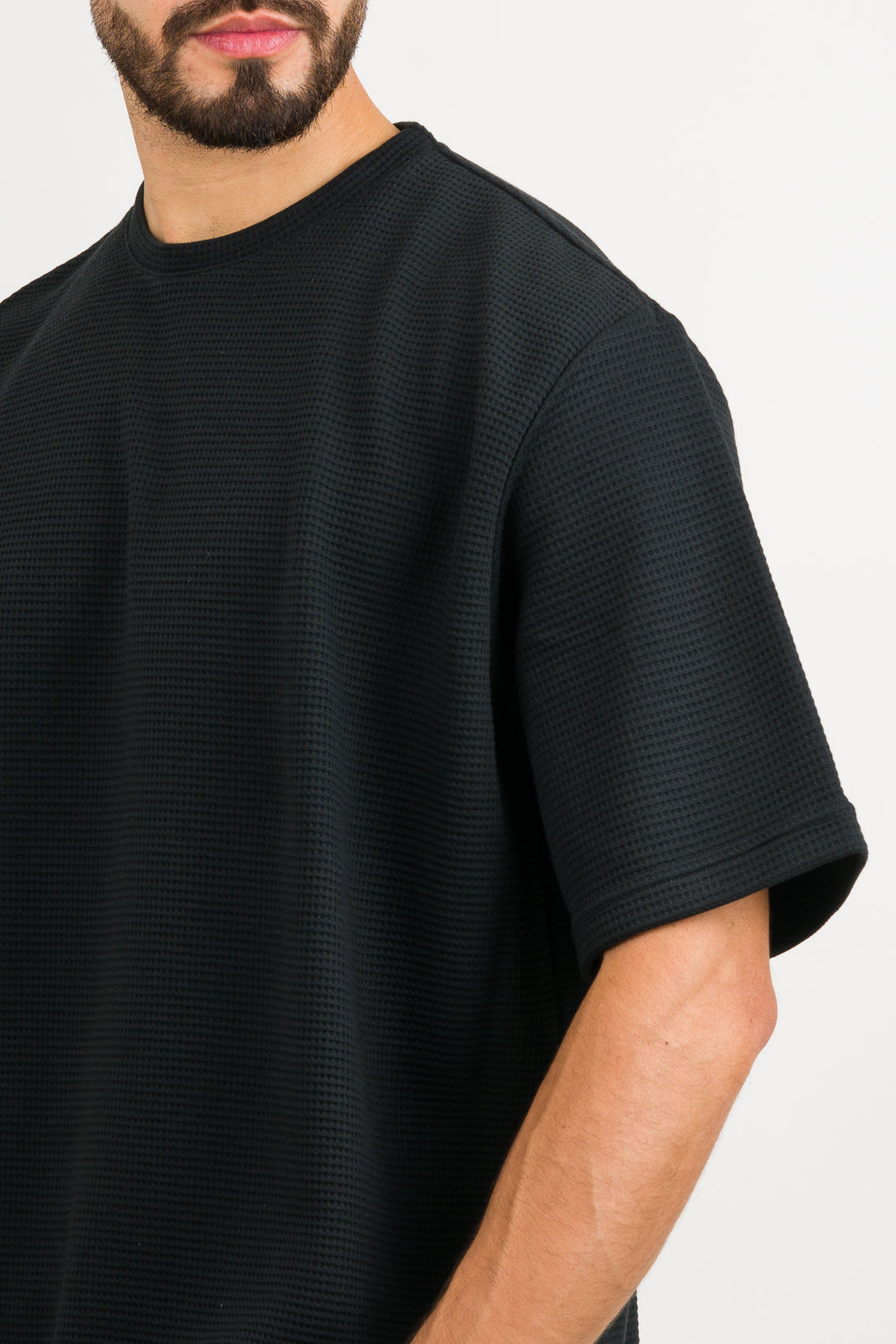 T-Shirt Over Text BA Negro