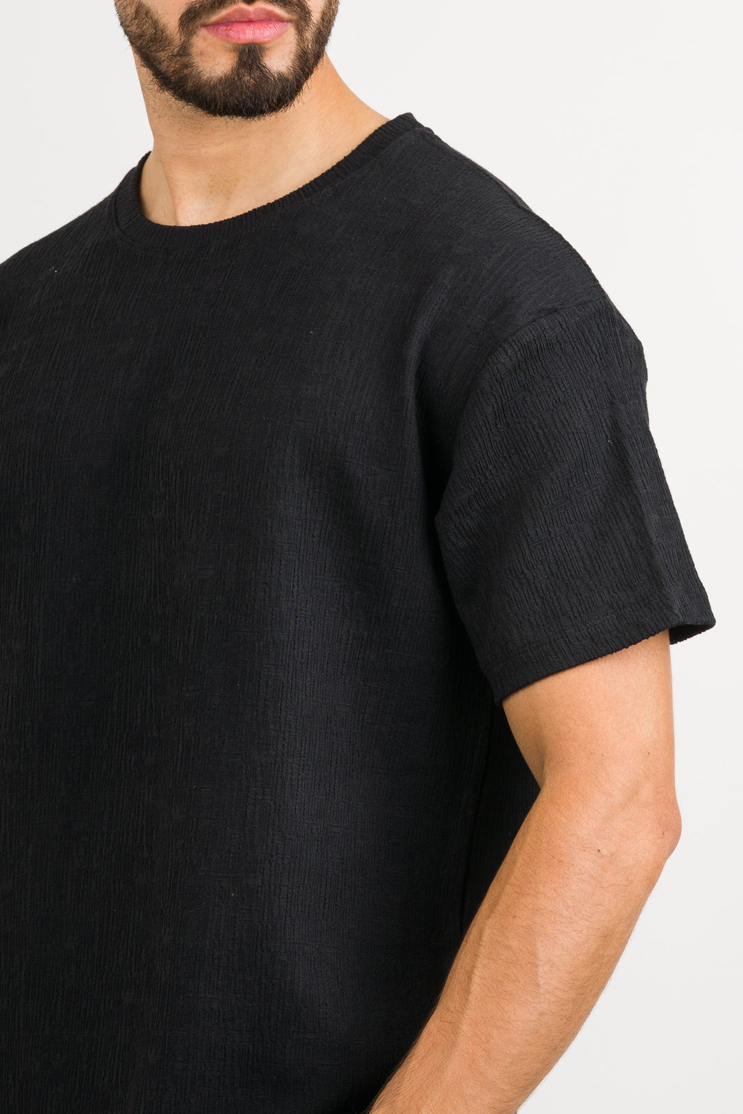 T-Shirt Text CZ Negro