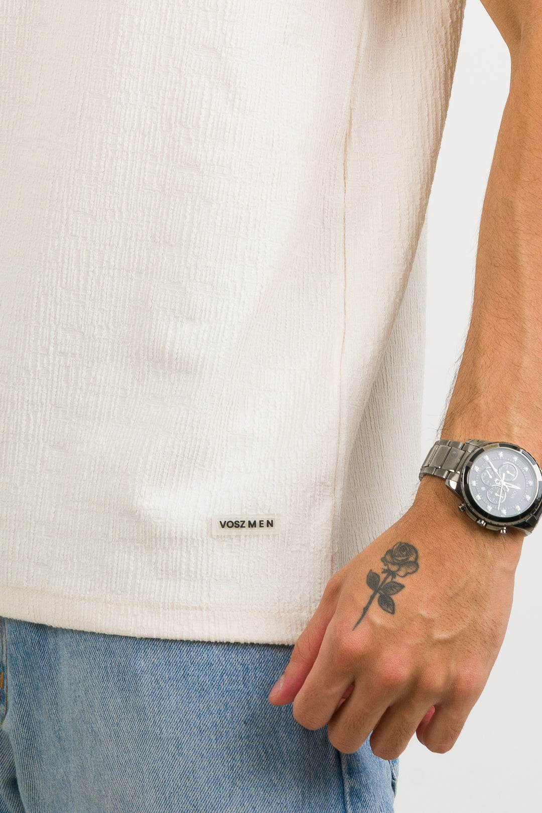 T-Shirt Text CZ Crema