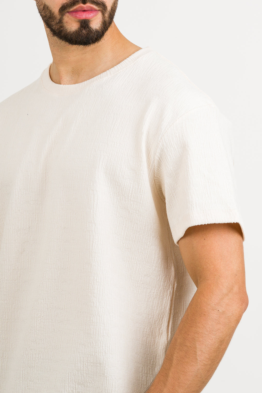 T-Shirt Text CZ Crema