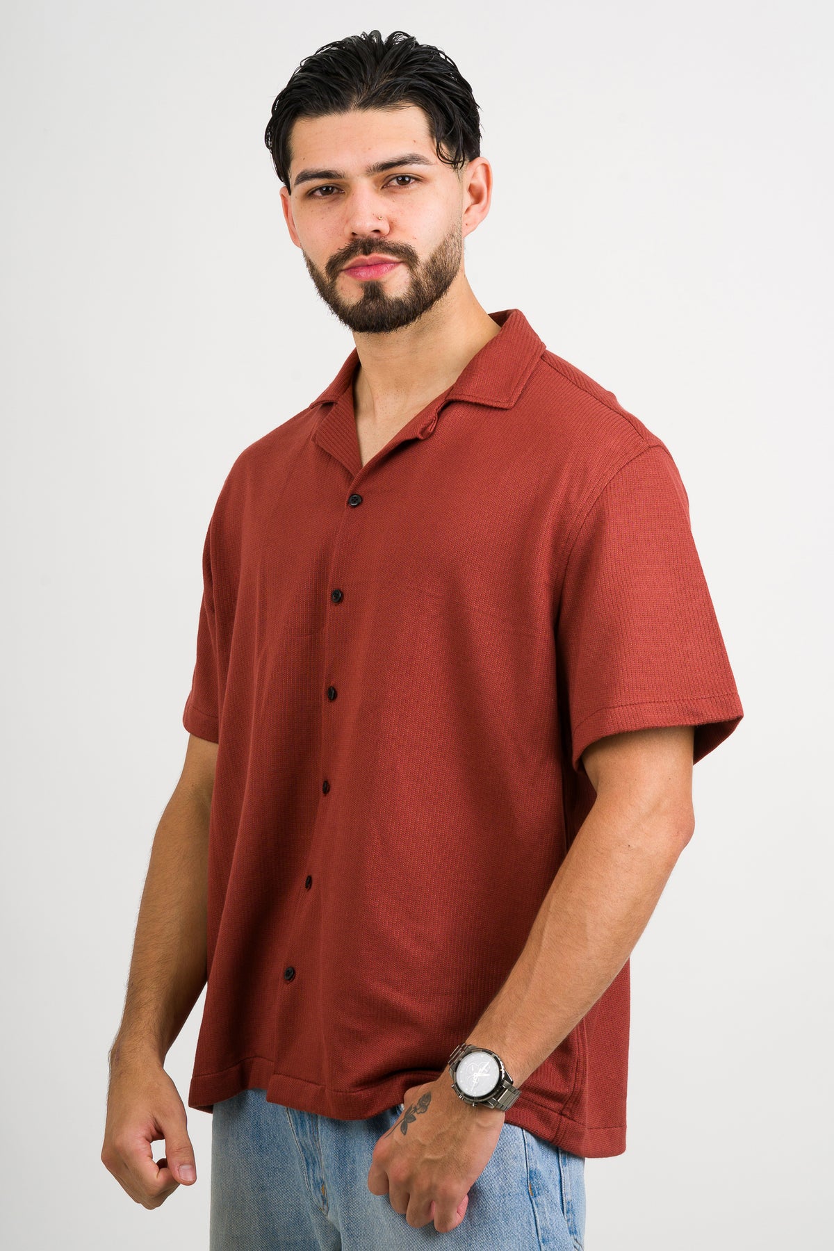 Camisa Text NW Terracota - Voszmen
