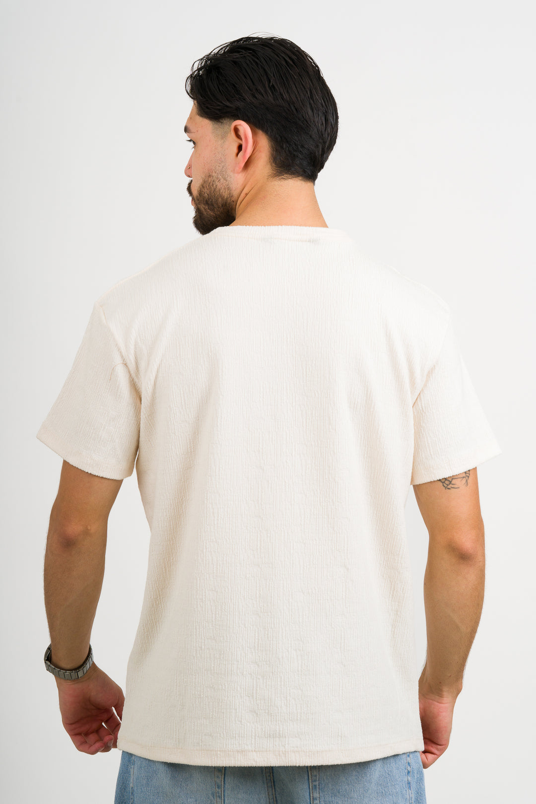 T-Shirt Text CZ Crema