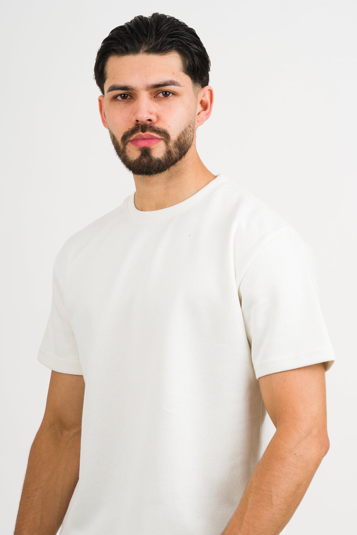 T-Shirt Text W Blanco H - Voszmen